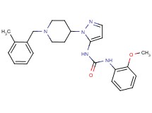 N-(2-methoxyphenyl)-N'-{1-[1-(2-methylbenzyl)-4-piperidinyl]-1H-pyrazol-5-yl}urea