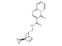 4-oxo-N-[(1R*,2S*,4S*)-spiro[bicyclo[2.2.1]heptane-7,1'-cyclopropane]-5-en-2-ylmethyl]-4H-pyrido[1,2-a]pyrimidine-3-carboxamide