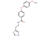 N-[2-(1H-imidazol-4-yl)ethyl]-4-(4-methoxyphenoxy)benzamide