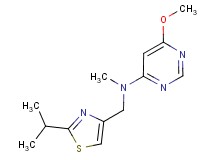 N-[(2-isopropyl-1,3-thiazol-4-yl)methyl]-6-methoxy-N-methylpyrimidin-4-amine