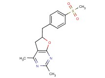 2,4-dimethyl-6-[4-(methylsulfonyl)benzyl]-5,6-dihydrofuro[2,3-d]pyrimidine