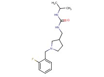 N-{[1-(2-fluorobenzyl)pyrrolidin-3-yl]methyl}-N'-isopropylurea