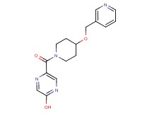 5-{[4-(3-pyridinylmethoxy)-1-piperidinyl]carbonyl}-2-pyrazinol