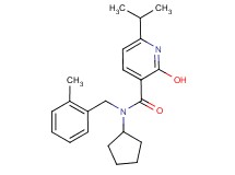 N-cyclopentyl-2-hydroxy-6-isopropyl-N-(2-methylbenzyl)nicotinamide