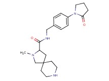 2-methyl-N-[4-(2-oxo-1-pyrrolidinyl)benzyl]-2,8-diazaspiro[4.5]decane-3-carboxamide dihydrochloride