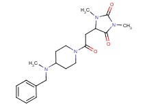 5-(2-{4-[benzyl(methyl)amino]-1-piperidinyl}-2-oxoethyl)-1,3-dimethyl-2,4-imidazolidinedione