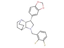 (3R*,3aR*,7aR*)-3-(1,3-benzodioxol-5-yl)-1-(2,3-difluorobenzyl)octahydro-4,7-ethanopyrrolo[3,2-b]pyridine
