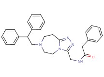 N-{[7-(2,2-diphenylethyl)-6,7,8,9-tetrahydro-5H-[1,2,4]triazolo[4,3-d][1,4]diazepin-3-yl]methyl}-2-phenylacetamide
