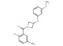 1-(2-chloro-5-methylbenzoyl)-3-(3-methoxyphenoxy)azetidine
