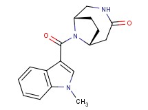 (1S*,6R*)-9-[(1-methyl-1H-indol-3-yl)carbonyl]-3,9-diazabicyclo[4.2.1]nonan-4-one