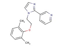 3-{1-[2-(2,6-dimethylphenoxy)ethyl]-1H-imidazol-2-yl}pyridine
