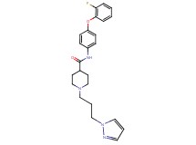 N-[4-(2-fluorophenoxy)phenyl]-1-[3-(1H-pyrazol-1-yl)propyl]-4-piperidinecarboxamide