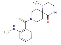 1-methyl-9-[2-(methylamino)benzoyl]-1,4,9-triazaspiro[5.5]undecan-5-one