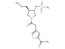 N-{(3S*,4R*)-1-[(5-acetyl-3-thienyl)acetyl]-4-propyl-3-pyrrolidinyl}methanesulfonamide
