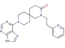 9-(9H-purin-6-yl)-2-(2-pyridin-2-ylethyl)-2,9-diazaspiro[5.5]undecan-3-one