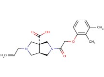 (3aR*,6aR*)-2-allyl-5-[(2,3-dimethylphenoxy)acetyl]hexahydropyrrolo[3,4-c]pyrrole-3a(1H)-carboxylic acid
