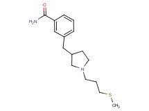3-({1-[3-(methylthio)propyl]-3-pyrrolidinyl}methyl)benzamide