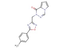 2-{[5-(4-methylphenyl)-1,2,4-oxadiazol-3-yl]methyl}pyrrolo[1,2-d][1,2,4]triazin-1(2H)-one