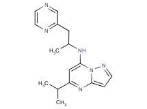 5-isopropyl-N-(1-methyl-2-pyrazin-2-ylethyl)pyrazolo[1,5-a]pyrimidin-7-amine