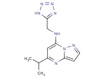 5-isopropyl-N-(1H-tetrazol-5-ylmethyl)pyrazolo[1,5-a]pyrimidin-7-amine