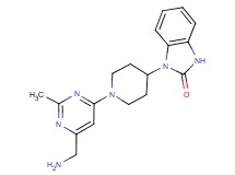 1-{1-[6-(aminomethyl)-2-methylpyrimidin-4-yl]piperidin-4-yl}-1,3-dihydro-2H-benzimidazol-2-one
