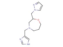 4-(1H-imidazol-4-ylmethyl)-2-(1H-pyrazol-1-ylmethyl)-1,4-oxazepane