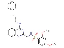 2,4-dimethoxy-N-({4-[(3-phenylpropyl)amino]-2-quinazolinyl}methyl)benzenesulfonamide