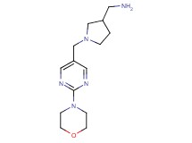 [(1-{[2-(4-morpholinyl)-5-pyrimidinyl]methyl}-3-pyrrolidinyl)methyl]amine dihydrochloride
