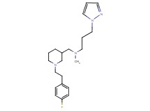 ({1-[2-(4-fluorophenyl)ethyl]-3-piperidinyl}methyl)methyl[3-(1H-pyrazol-1-yl)propyl]amine