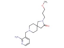 8-[(2-aminopyridin-3-yl)methyl]-2-(3-methoxypropyl)-2,8-diazaspiro[4.5]decan-3-one