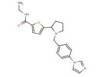N-ethyl-5-{1-[4-(1H-imidazol-1-yl)benzyl]-2-pyrrolidinyl}-2-thiophenecarboxamide