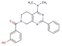 3-{[4-(dimethylamino)-2-phenyl-5,8-dihydropyrido[3,4-d]pyrimidin-7(6H)-yl]carbonyl}phenol