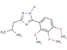 3-isobutyl-5-(2,3,4-trimethoxyphenyl)-1H-1,2,4-triazole
