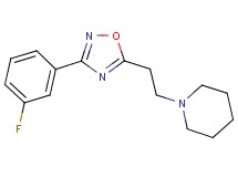 1-{2-[3-(3-fluorophenyl)-1,2,4-oxadiazol-5-yl]ethyl}piperidine trifluoroacetate