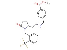 methyl 4-{[(2-{5-oxo-1-[2-(trifluoromethyl)benzyl]-2-pyrrolidinyl}ethyl)amino]methyl}benzoate