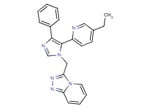 3-{[5-(5-ethylpyridin-2-yl)-4-phenyl-1H-imidazol-1-yl]methyl}[1,2,4]triazolo[4,3-a]pyridine