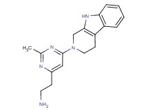 2-[2-methyl-6-(1,3,4,9-tetrahydro-2H-beta-carbolin-2-yl)pyrimidin-4-yl]ethanamine