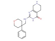 2-{[(4-phenyltetrahydro-2H-pyran-4-yl)methyl]amino}-5,6,7,8-tetrahydropyrido[3,4-d]pyrimidin-4(3H)-one hydrochloride