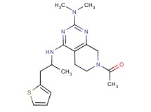 7-acetyl-N~2~,N~2~-dimethyl-N~4~-[1-methyl-2-(2-thienyl)ethyl]-5,6,7,8-tetrahydropyrido[3,4-d]pyrimidine-2,4-diamine