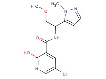 5-chloro-2-hydroxy-N-[2-methoxy-1-(1-methyl-1H-pyrazol-5-yl)ethyl]nicotinamide
