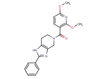 5-[(2,6-dimethoxypyridin-3-yl)carbonyl]-2-phenyl-4,5,6,7-tetrahydro-1H-imidazo[4,5-c]pyridine