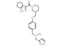 (3-isoxazolylmethyl)methyl(4-{[1-(1,4,5,6-tetrahydrocyclopenta[c]pyrazol-3-ylcarbonyl)-3-piperidinyl]methoxy}benzyl)amine