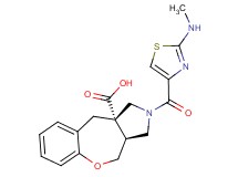 (3aS*,10aS*)-2-{[2-(methylamino)-1,3-thiazol-4-yl]carbonyl}-2,3,3a,4-tetrahydro-1H-[1]benzoxepino[3,4-c]pyrrole-10a(10H)-carboxylic acid