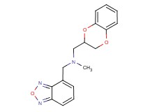 (2,1,3-benzoxadiazol-4-ylmethyl)(2,3-dihydro-1,4-benzodioxin-2-ylmethyl)methylamine