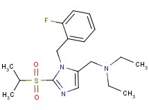 N-ethyl-N-{[1-(2-fluorobenzyl)-2-(isopropylsulfonyl)-1H-imidazol-5-yl]methyl}ethanamine