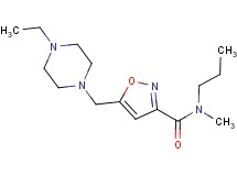 5-[(4-ethylpiperazin-1-yl)methyl]-N-methyl-N-propylisoxazole-3-carboxamide