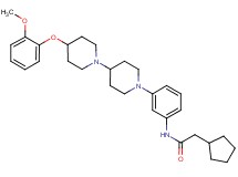 2-cyclopentyl-N-{3-[4-(2-methoxyphenoxy)-1,4'-bipiperidin-1'-yl]phenyl}acetamide