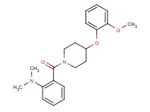 (2-{[4-(2-methoxyphenoxy)-1-piperidinyl]carbonyl}phenyl)dimethylamine