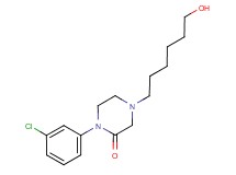1-(3-chlorophenyl)-4-(6-hydroxyhexyl)-2-piperazinone