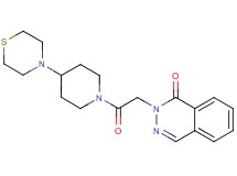 2-{2-oxo-2-[4-(4-thiomorpholinyl)-1-piperidinyl]ethyl}-1(2H)-phthalazinone